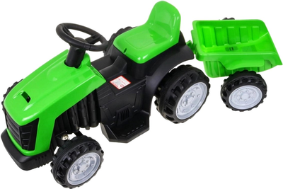 Електричний трактор Ramiz із причепом Зелений (5903864907650)