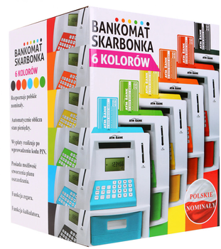 Skarbonka Ramiz Bankomat z kartą Zielona (5903864902556)