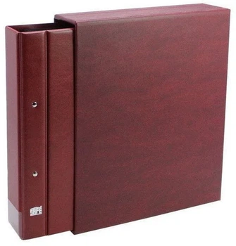 Альбом для значків SAFE Professional A4 #5510 - червоно-коричневий, з футляром