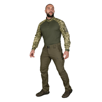 Тактическая боевая рубашка Camotec Raid MM14/Olive пиксель/олива S