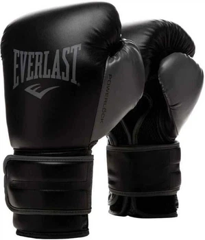 Боксерские перчатки Everlast POWERLOCK TRAINING GLOVES Черный, Серый Уни 16 унций (870310-70-816 16)