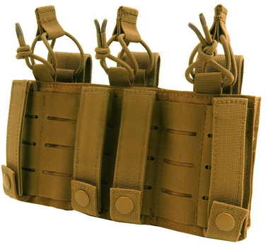 Підсумок для 3 магазинів на систему Molle CONDOR Triple Kangaroo Mag Pouch Gen II (coyote brown)