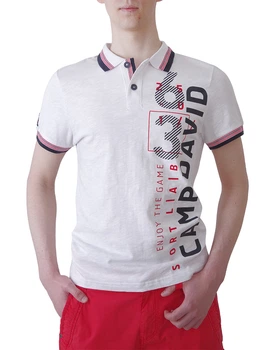 Поло чоловіче CAMP DAVID (CS2112-3530-31/22-2) Білий M