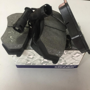 Колодки передні з ABS KONNER KPF-1725 CHERY AMULET, TIGGO, EASTAR, ELARA з вусиками