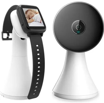 Видеоняня беспроводная Baby Monitor VB606 наручные часы , обратная связь, 1.5" дисплей, датчик температуры, VOX
