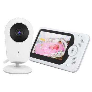 Видеоняня Baby Monitor VB608 4.3 Original JKR с датчиком звука, ночное видение + термометр, радионяня, няня