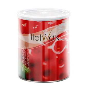 Теплый воск в банке Italwax Клубника, 800 г