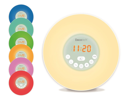 Zegar Lexibook Decotech Sunrise Colour Alarm Clock (3380743071534)