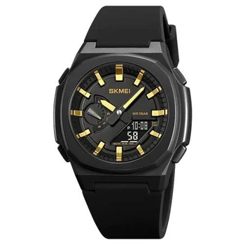 Часы наручные 2091BKGDBK SKMEI, BLACK/GOLD-BLACK