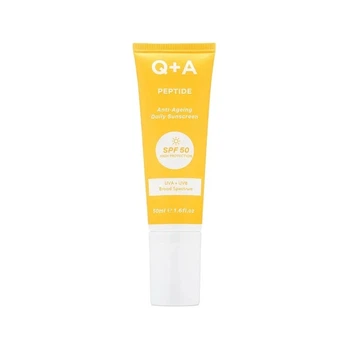 Антивіковий сонцезахисний крем для обличчя Q+A Peptide Anti-Ageing Daily Sunscreen 50ml
