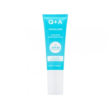 Зволожуючий сонцезахисний крем для обличчя Q+A Squalane Hydrating Daily Sunscreen, 50 ml