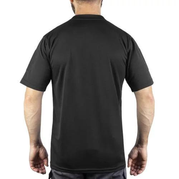 Тактична футболка Sturm Mil-Tec "Tactical T-Shirt Quickdry" Black чорна 3XL