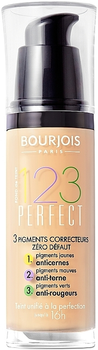 Тональна основа Bourjois 123 Perfect 52 Vanille 30 мл (3052503635200)
