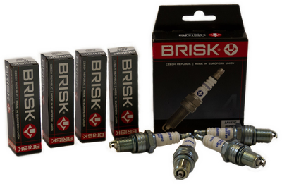 Свеча зажигания ВАЗ 2108-2115 Brisk (инжектор.), к-т (4 шт.)