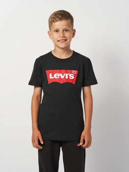 Підліткова футболка для хлопчика Levi's 9E8157-023-LQ 134-140 см (10A) Чорна (3665115030532)