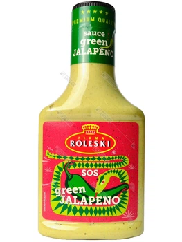 Соус с зеленым перцем халапеньо ROLESKI c майонезом острый Green Jalapeno 290 г