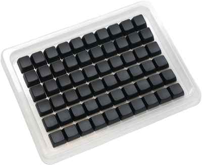 Набір кейкапів для клавіатури Ducky Blank 132 Cherry Profile PBT Black (100352921)