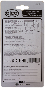 Предохранитель euro 5-30 А разноцветные ALCA, к-т (10 шт.)