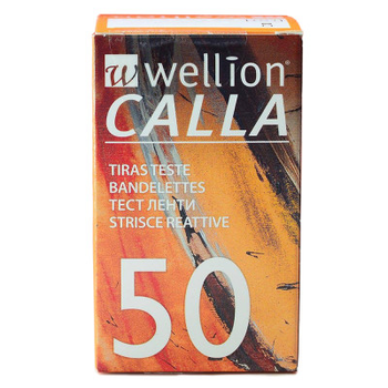 Тест-полоски Wellion Calla Light, 50 шт.