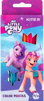 Карандаши цветные двусторонние Kite My Little Pony 24 цвета 12 шт (LP24-054)