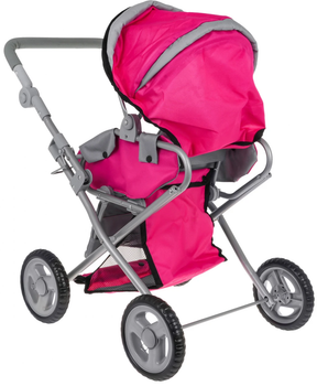 Wózek dla lalki Ramiz ZDZ.FL8166-1 Pink (5903864956818)
