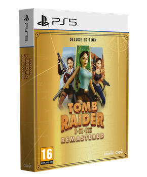 Gra PS5 Tomb Raider I-III Remastered Starring Lara Croft: Deluxe Edition (Blu-ray płyta) (5056635609878)