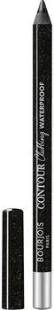 Wodoodporny ołówek do oczu Bourjois Contour Clubbing Waterproof Eyeliner 055 Ultra Black Glitter 1.2 g (3616305493217)