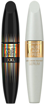 Zestaw Max Factor Extreme Volume and Length Mascara and Serum False Lash Effect XXL Tusz do rzęs Black 13.1 ml + Serum regenerujące do rzęs 13.1 ml (3616305701503)