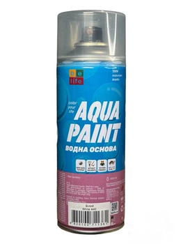 Аерозольна фарба на водній основі Belife Aqua Paint 400 мл шовковисто матова (142 синя)