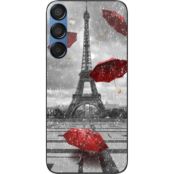 Силиконовый чехол SMTT для Samsung M15 5G Galaxy M156 с картинкой Париж
