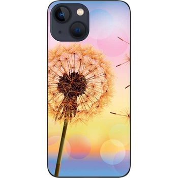 Силиконовый чехол SMTT для iPhone 13 mini с картинкой Одуванчик