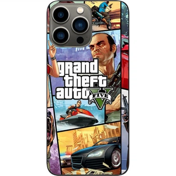 Силиконовый чехол SMTT для iPhone 13 Pro с картинкой Игра GTA
