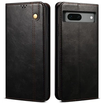 Чохол-книжка з кишеньками UniCase Leather Wallet для Google Pixel 8A - Black