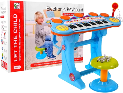 Zestaw muzyczny Ramiz Electronic Keyboard Niebieski (5903864908978)