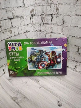 Игра-головоломка настольная. Пазлы. Серия "Мир Героев" А4, VITA TOYS, VTP0008