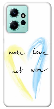 TPU чохол Demsky Make love not war для Xiaomi Redmi Note 12 4G
