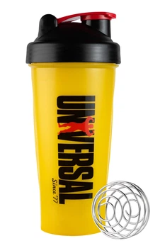 Universal Nutrition, Шейкер, с металлическим шариком, желтый, 700 мл (UNN-00000)