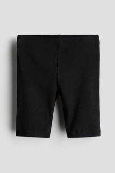 Велосипедки в рубчик черные H&M 110см (400097060)