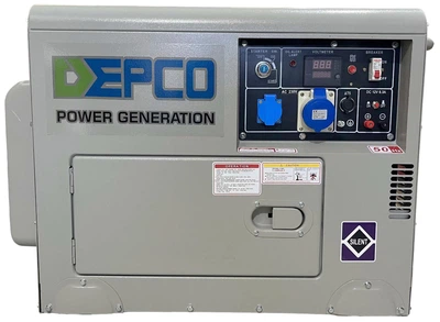 Дизельный генератор Depco DG8500SE-SILENT (6.5 кВт, 50 Гц, 220 В, 15 л) однофазный + блок ATS (41205)