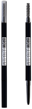 Олівець для брів Maybelline New York Brow Ultra Slim 07 Чорний 0.9 г (3600531579494)