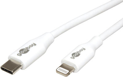 Kabel Goobay Apple Lightning - USB Type-C M/M 2 m White (4040849394485)