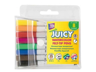 Фломастери MAXI 8кол. акварельні Juicy, MX01134