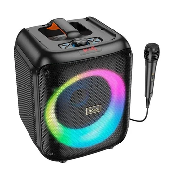 Колонка HOCO HA1 Graceful outdoor Power 30W*1=30W з дротовим мікрофоном