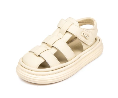 Босоножки Fashion W6195 бежеві (26-30) Бежевый 30