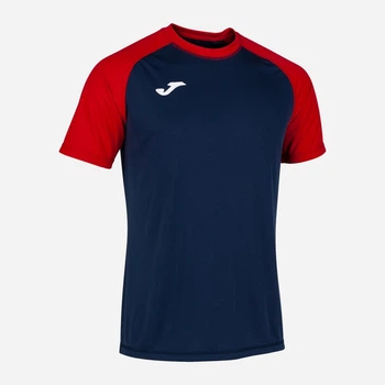 Футболка спортивная длинная мужская Joma Teamwork 102218.336 M Темно-синий/Красный (8424309572686)