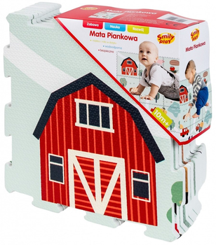 Mata piankowa puzzle Smily Play Farma 32 x 32 cm (5905375845094)