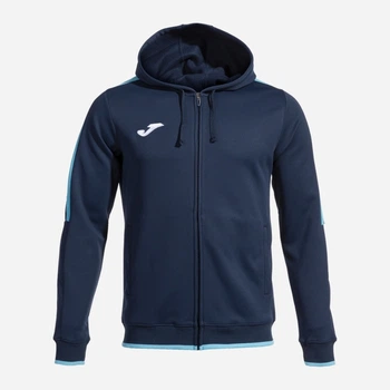 Спортивная кофта мужская Joma Olimpiada 103707.342 S Темно-синий/Бирюзовый (8445954520990)