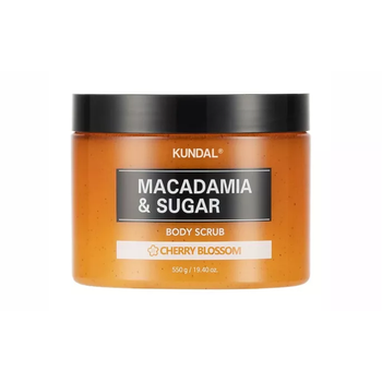 Скраб KUNDAL Macadamia & Sugar Body Scrub Cherry Blossom для тіла з квіткою макадамії та цукрової вишні, 550 г