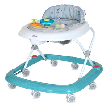 Детские ходунки ME 1049 HAPPY Sky Blue до 12 кг, голубой
