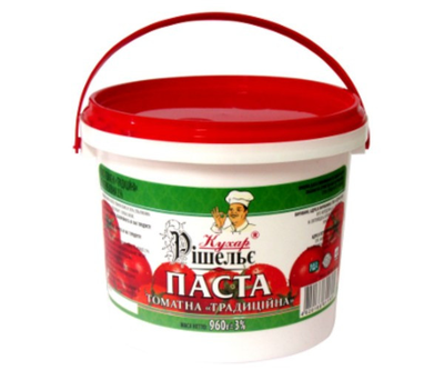 Томатна паста Традиційна 25% Кухар Рішельє 960 г